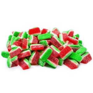 Fini Sour Watermelon Slice Gummy Candy 2.2lb Bag Bulk